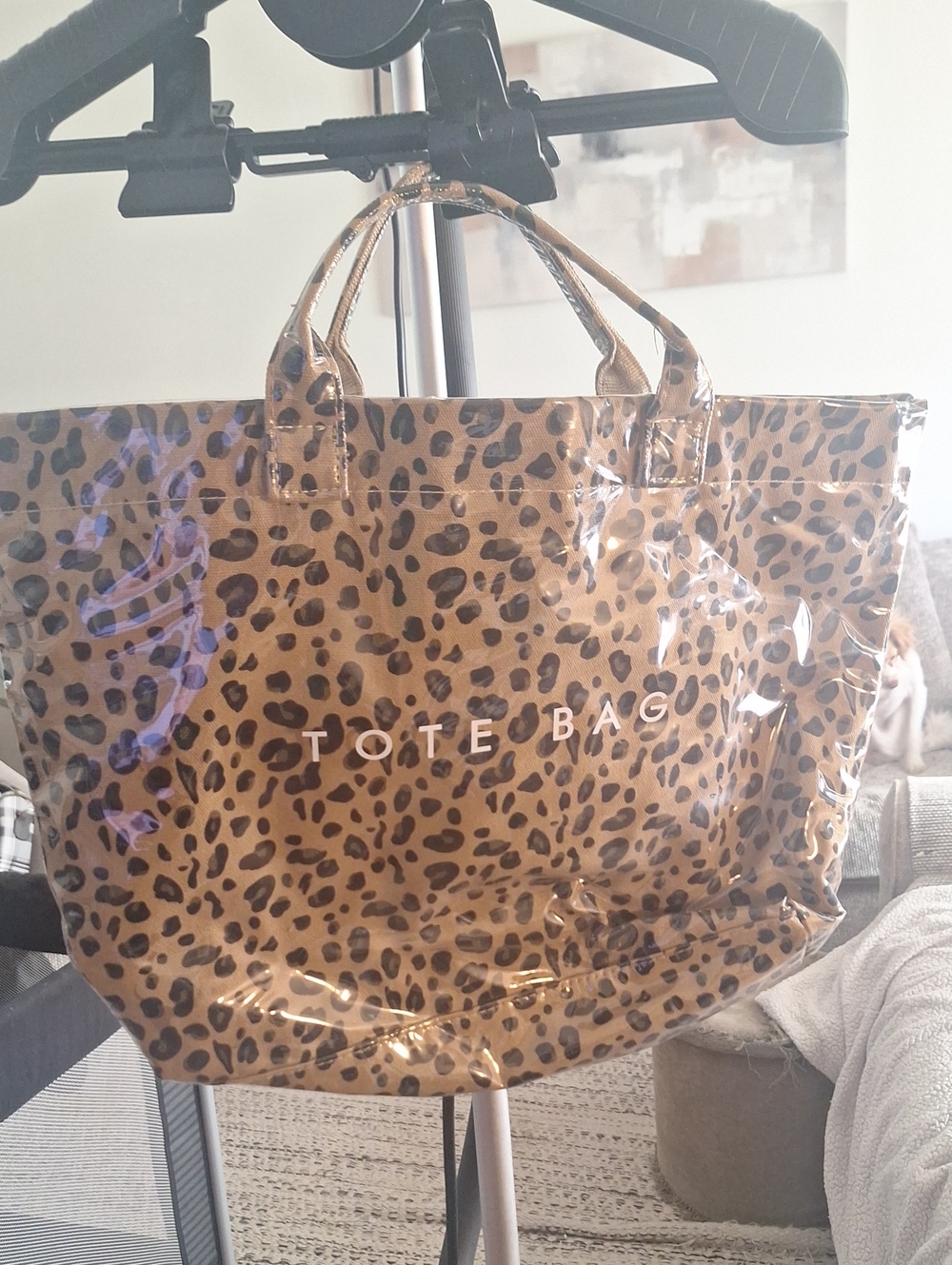 Source Unknown Leopard Print Tote Bag - Brown